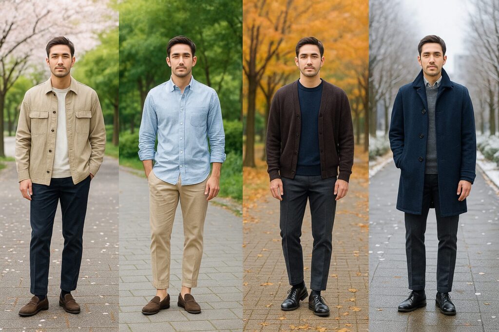 季節感のない服装はセンスがないと思われる