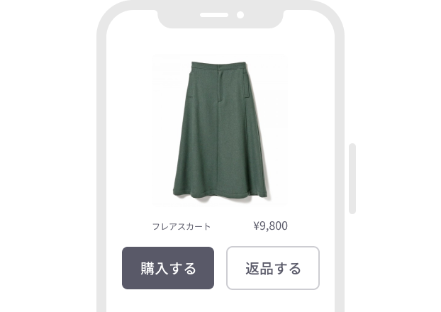 公式LINEから購入手続きができる