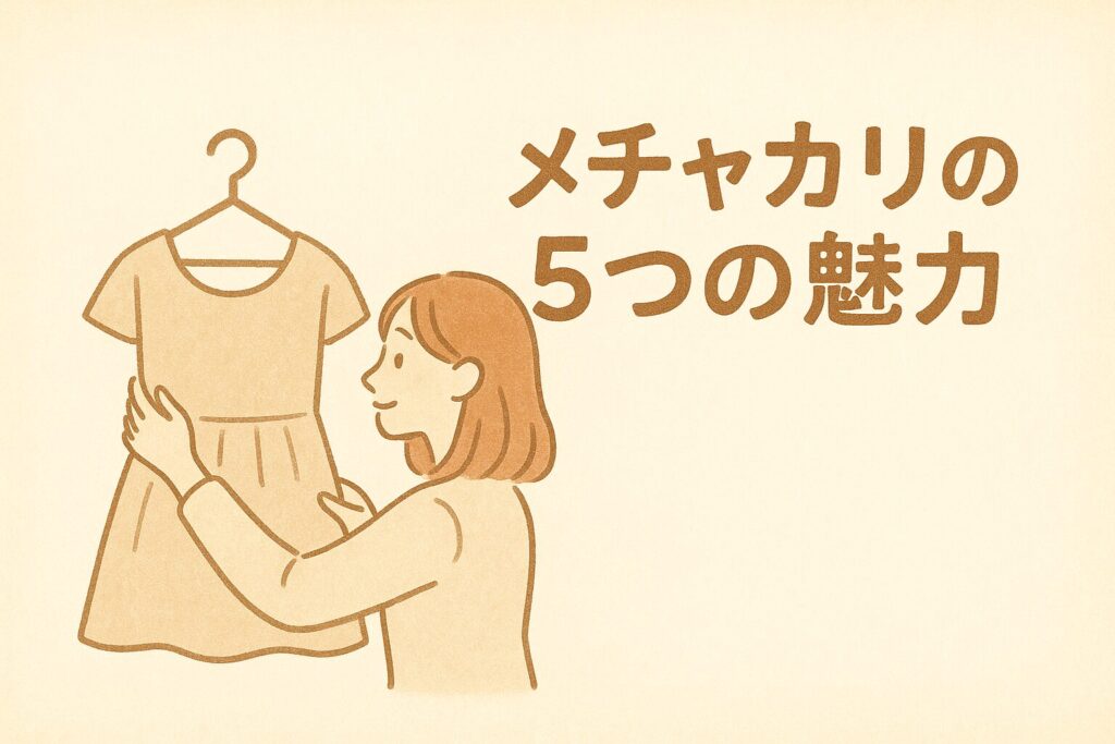 メチャカリの5つの魅力
