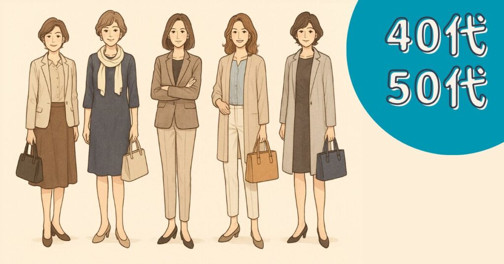 40代・50代におすすめのブランド
