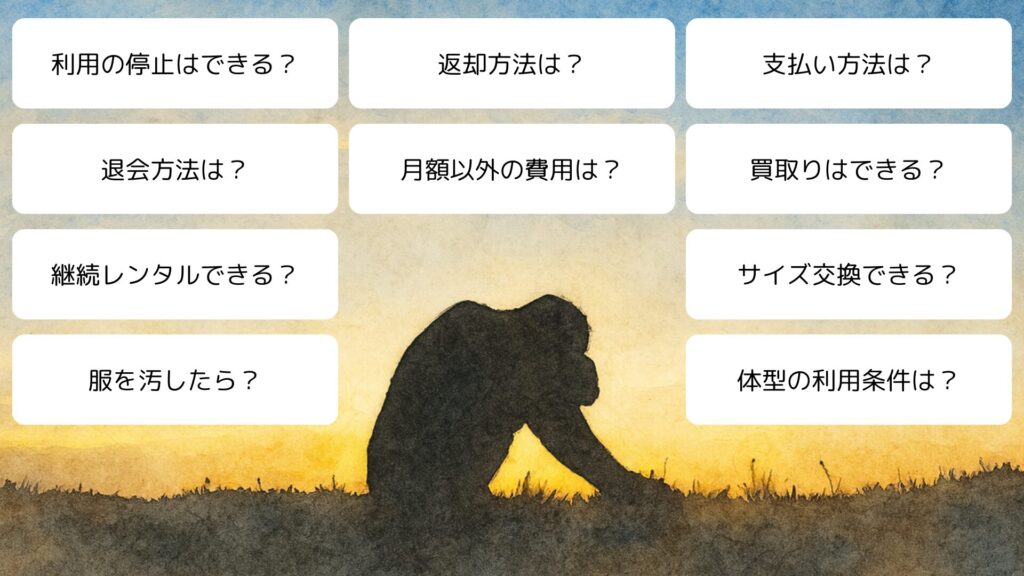 よくある質問の内容