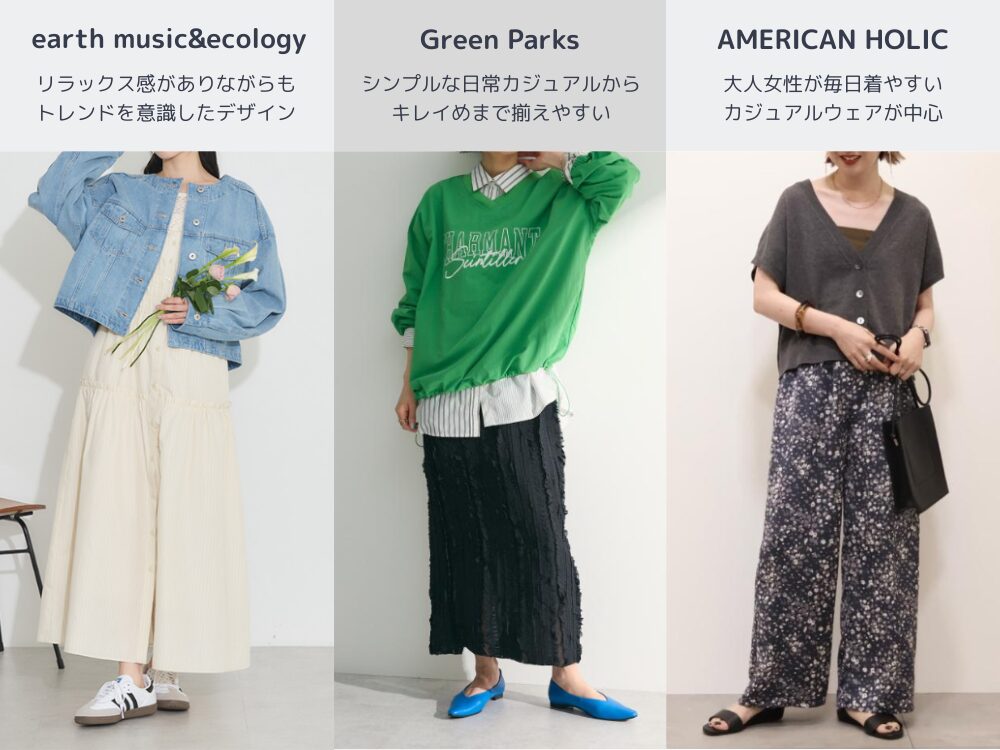 メチャカリが服を豊富に取り扱っているブランド