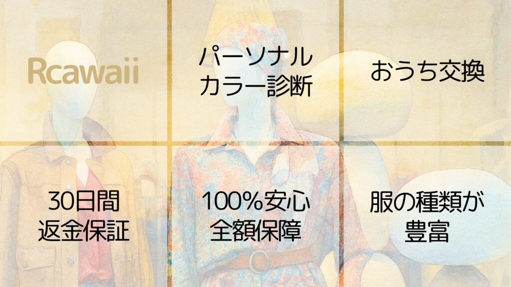 アールカワイイの特徴