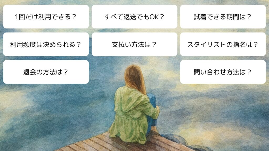 ドローブのよくある質問と回答