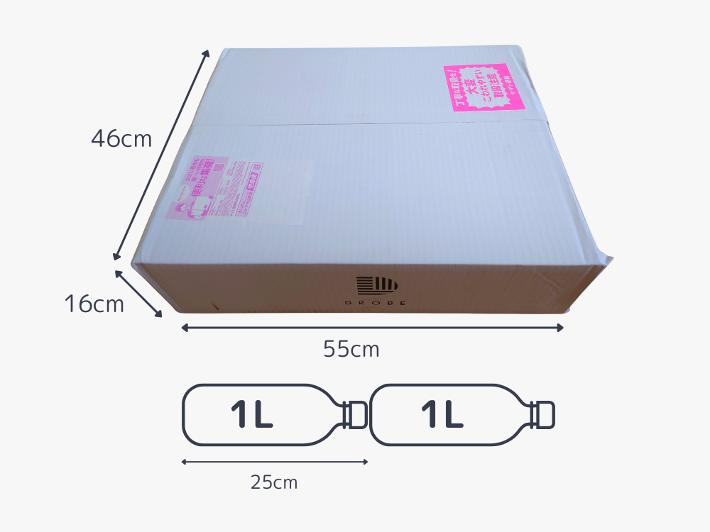 段ボール箱が大きめサイズ