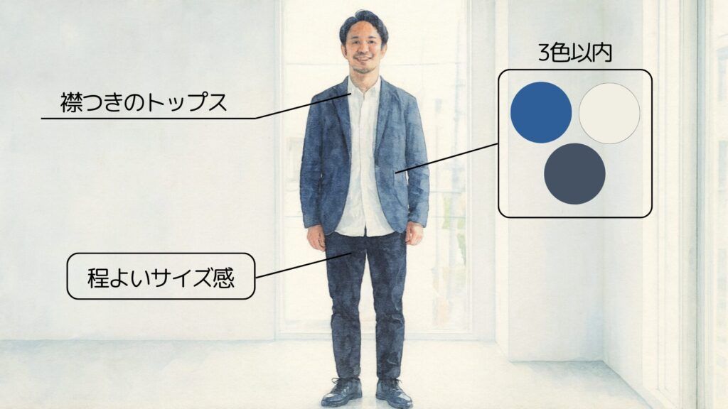 40代のダサい服を回避する3つの鉄則