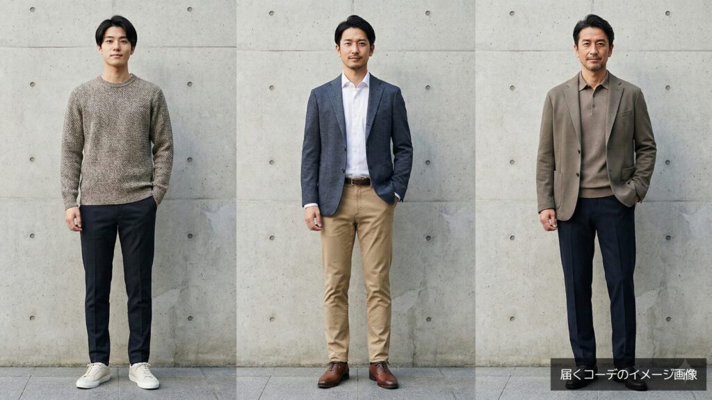 UWearから届くコーデのイメージ画像