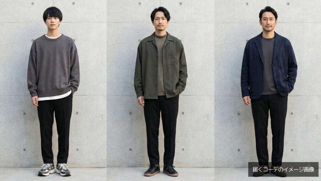 スタイルアップ便から届くコーデのイメージ画像