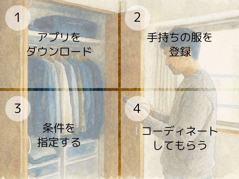 アプリの利用手順