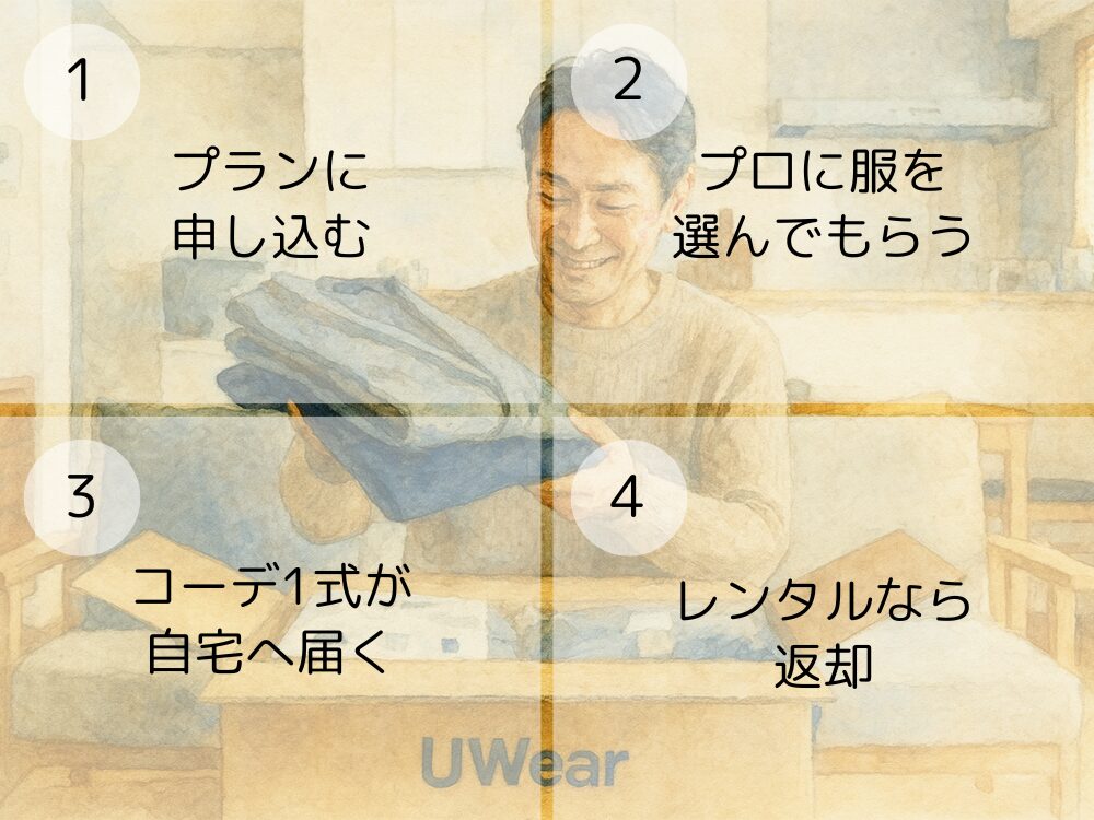 サブスクの利用手順