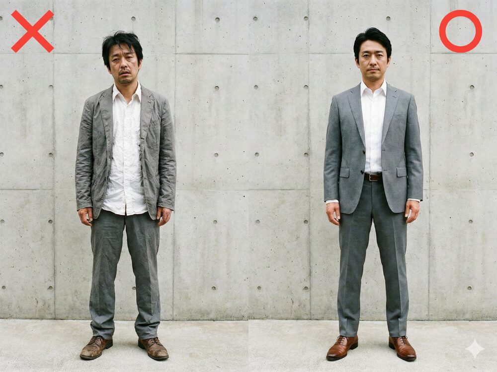 シワと汚れの徹底排除