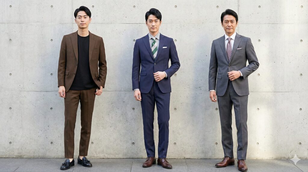 スーツアップから届くスーツのイメージ画像