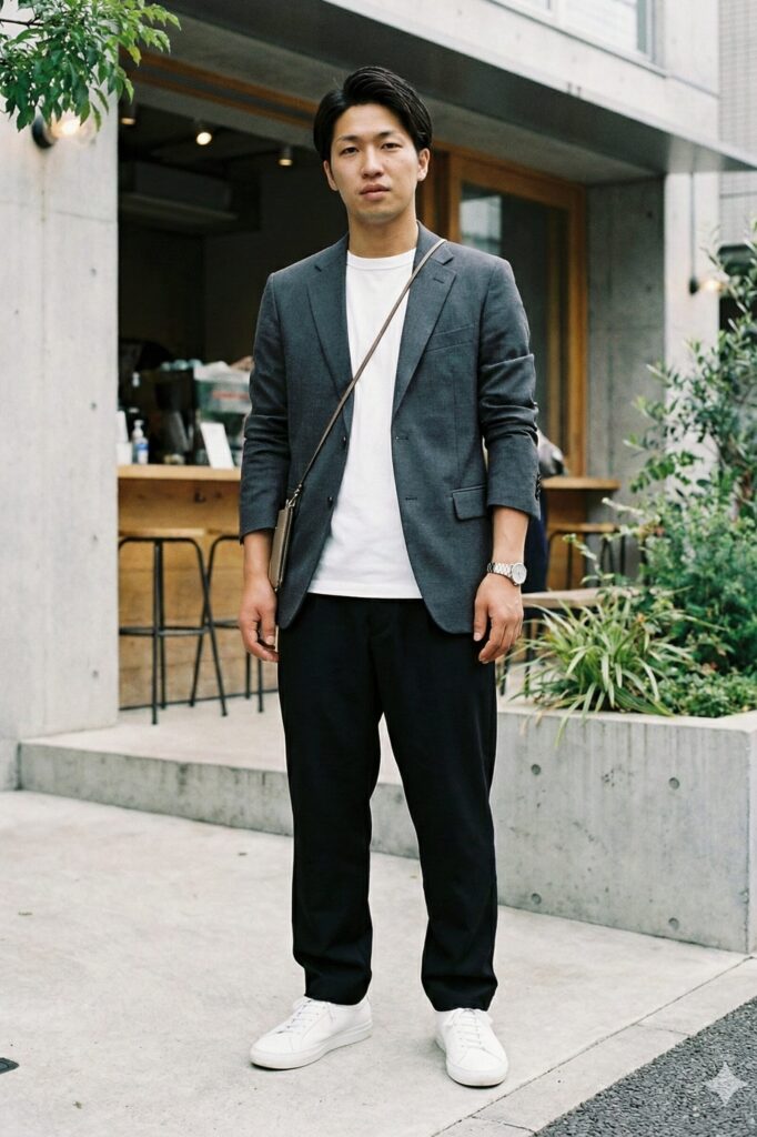 清潔感のある20代の好印象コーデ