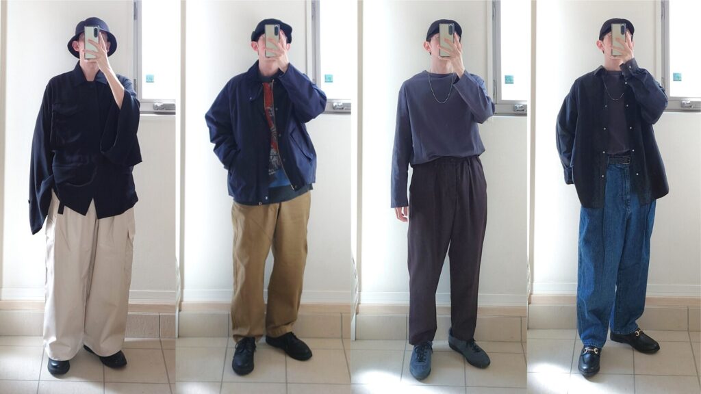 アナザーアドレスで実際にレンタルした服の着用画像