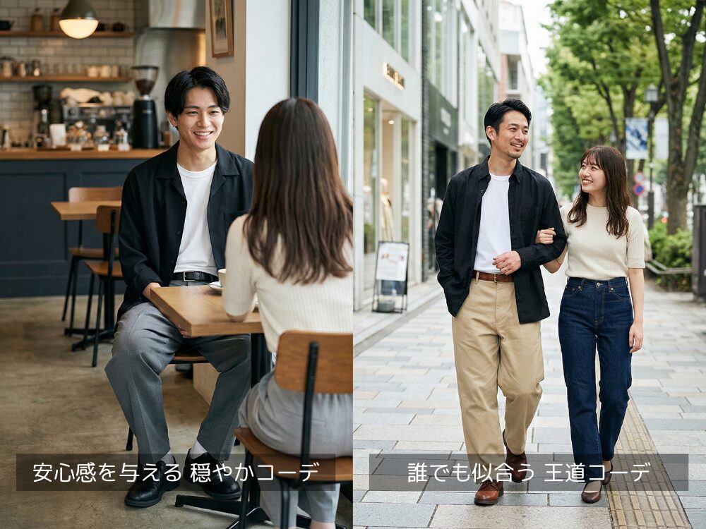 カフェ・休日デートに合ったコーデ