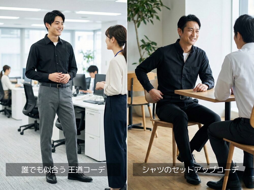 ビジネスカジュアルに合ったコーデ