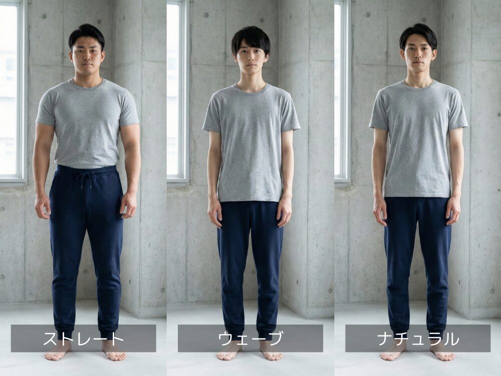 メンズの骨格タイプ