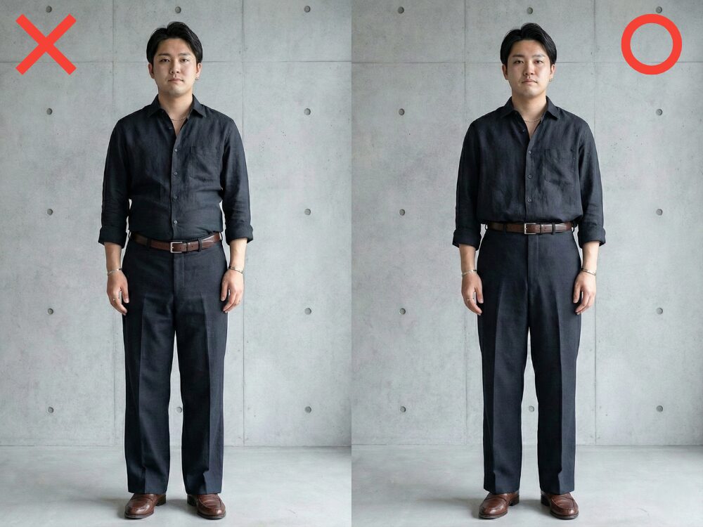 お腹が出ている人の失敗例と成功例