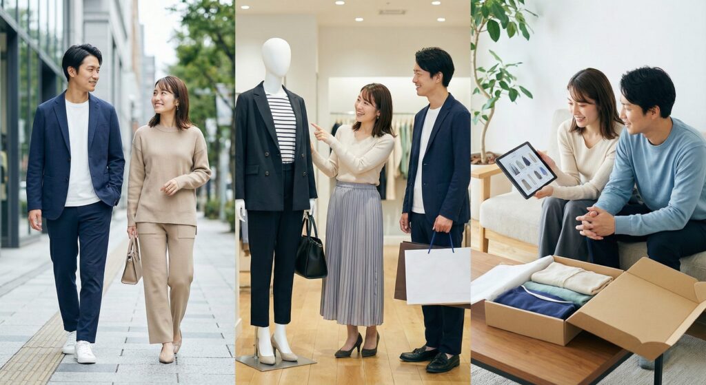 服の色の組み合わせを簡単にする3つの方法