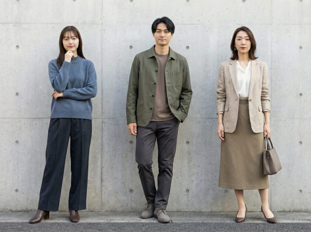 ダルトーンのコーディネート例