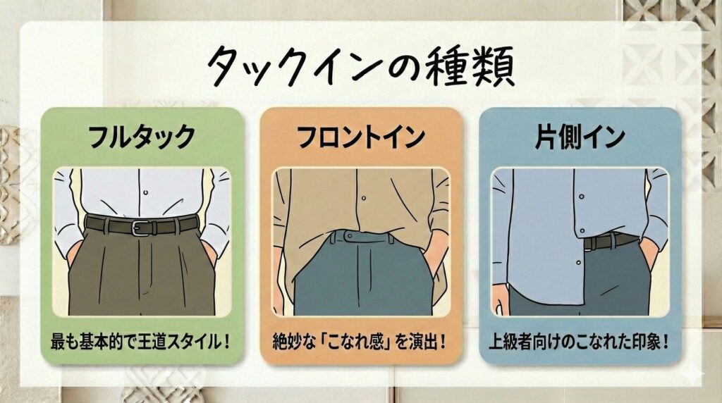 タックインの種類