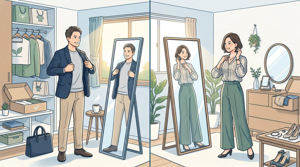 迷わない服選びは先に3パターン決めるのが近道