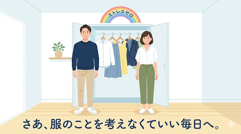 私服の制服化は「おしゃれ」ではなく「ラク」のための最強戦略