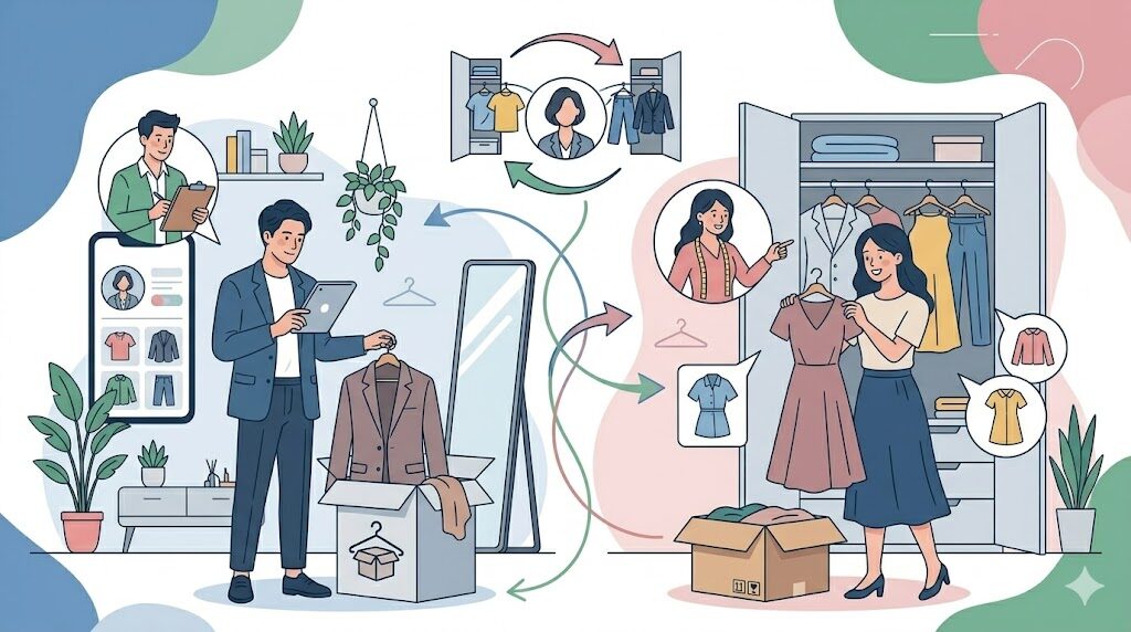 服選びが面倒な人におすすめの服サブスク