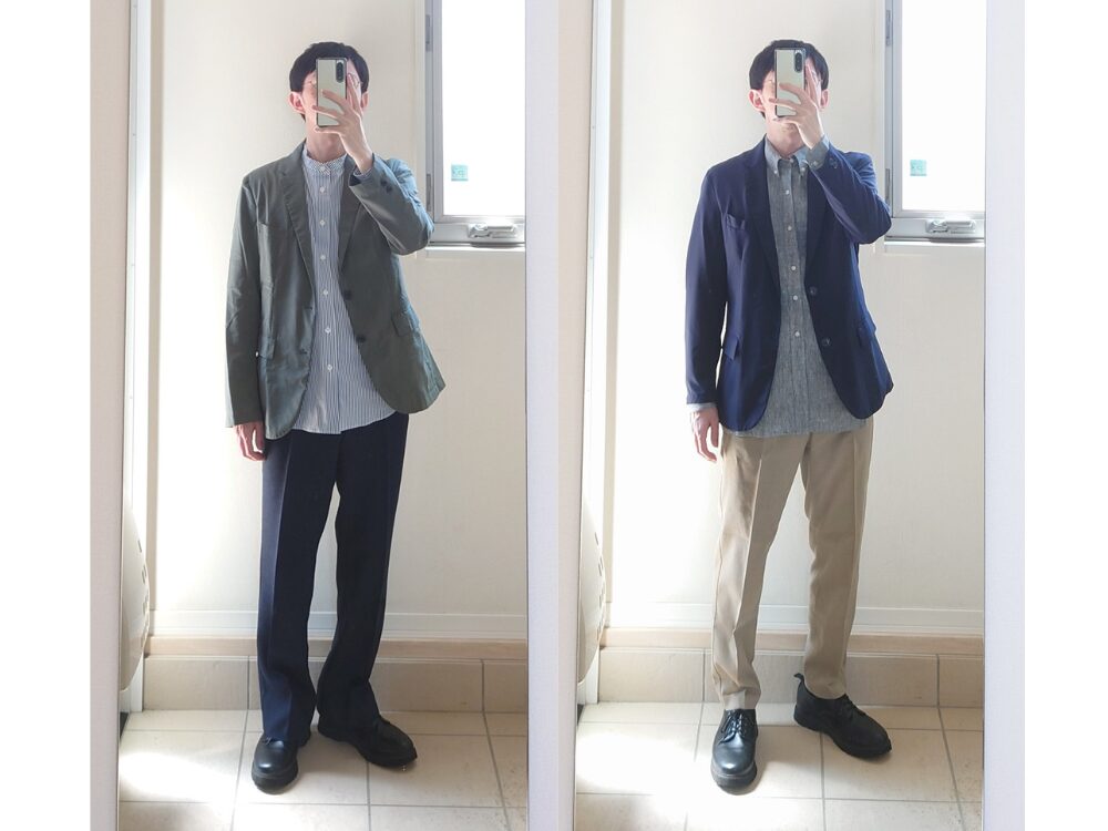 ビズ服でレンタルした服