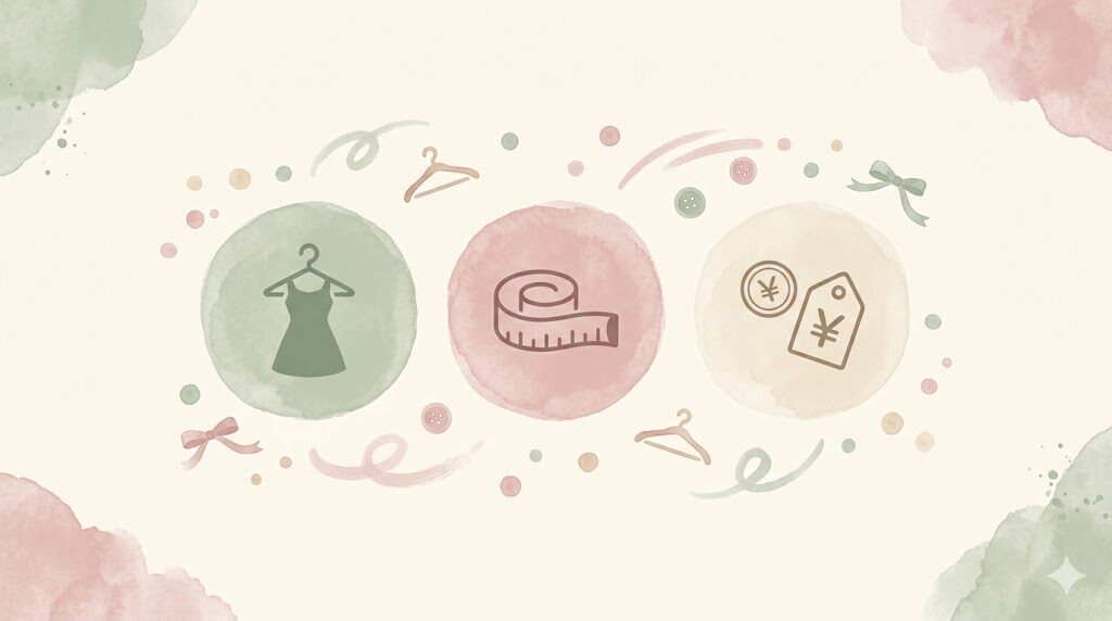 30代で服サブスクを選ぶ3つのポイント