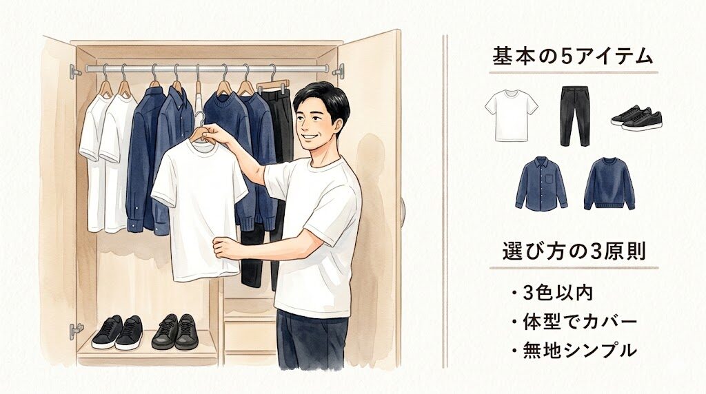 服選びの迷いは絞ることで抜け出せる