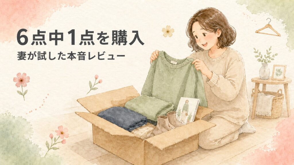 40代妻のドローブ体験レビュー