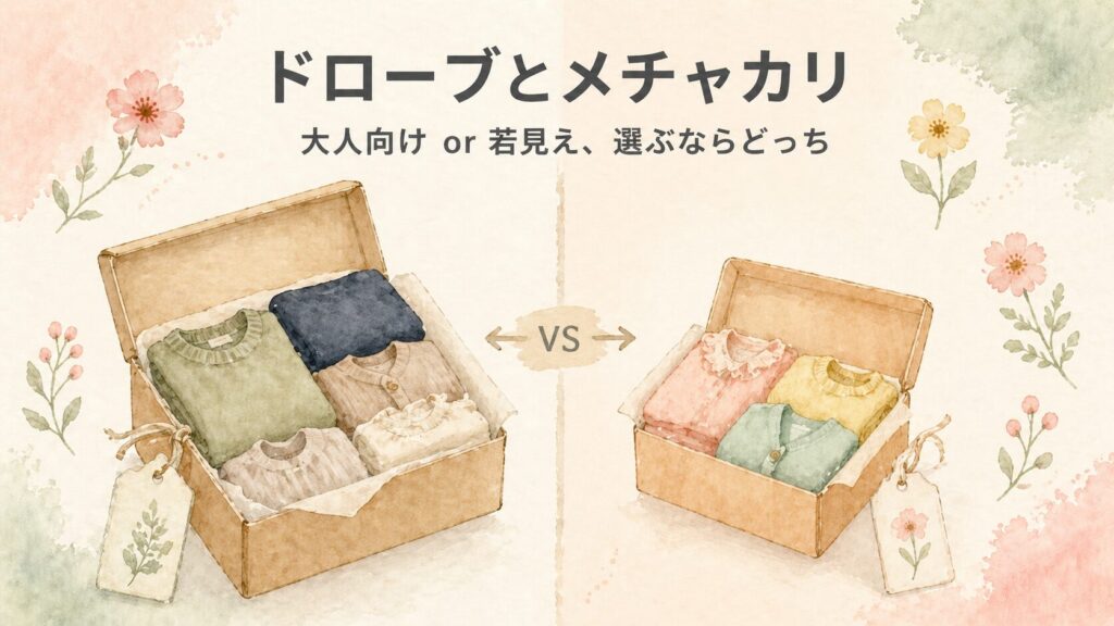 ドローブとメチャカリの比較
